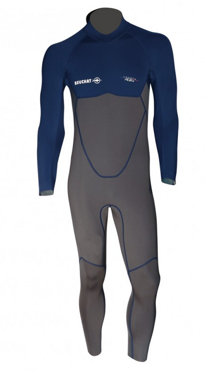 Beuchat Atoll Overall Back-Zip Man Wetsuit - 2mm