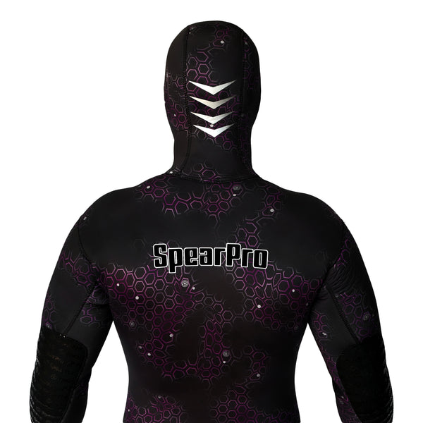 SpearPro Cabrilla Fuchsia Mens Wetsuit - 7mm - Spear America