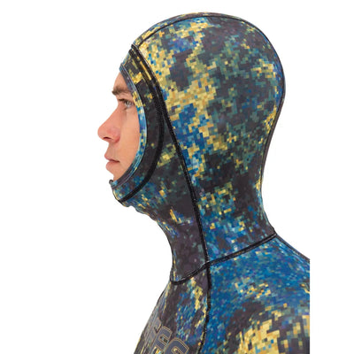 Riffe Long Sleeve Hooded Rash Guard w/ Beavertail - Aurum-Tek - TOP ONLY