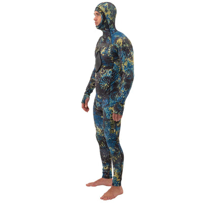 Riffe Long Sleeve Hooded Rash Guard w/ Beavertail - Aurum-Tek - TOP ONLY