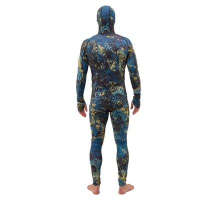 Riffe Long Sleeve Hooded Rash Guard w/ Beavertail - Aurum-Tek - TOP ONLY