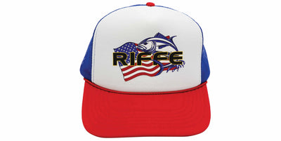 Riffe Freedom Fin Hat - Red / White / Blue