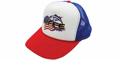 Riffe Freedom Fin Hat - Red / White / Blue
