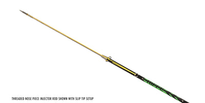 Riffe Mini Single Fin Pole Spear Slip Tip Assembly - 5/16" (8mm) with 24 Thread - Mamba + Mamba Roller