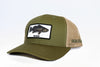 Spear America Trucker Hat Patch Calico Bass
