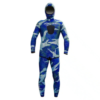 PoloSub Lined Open Cell Blue Camo Womens Wetsuit 3.5mm