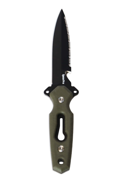 SpearPro Ranger Dagger 4.5" Stainless Steel Dive Knife Teflon Coated