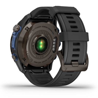 Garmin Descent Mk3i – 51 mm Carbon Gray DLC Titanium with Black Silicone Band