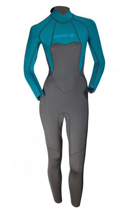 Beuchat Atoll Overall Back-Zip Woman Wetsuit - 2mm
