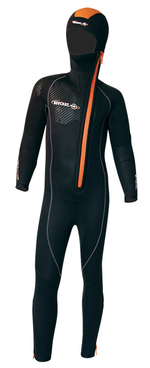 Beuchat Focea Junior Overall 6.5mm wetsuit with attached hood