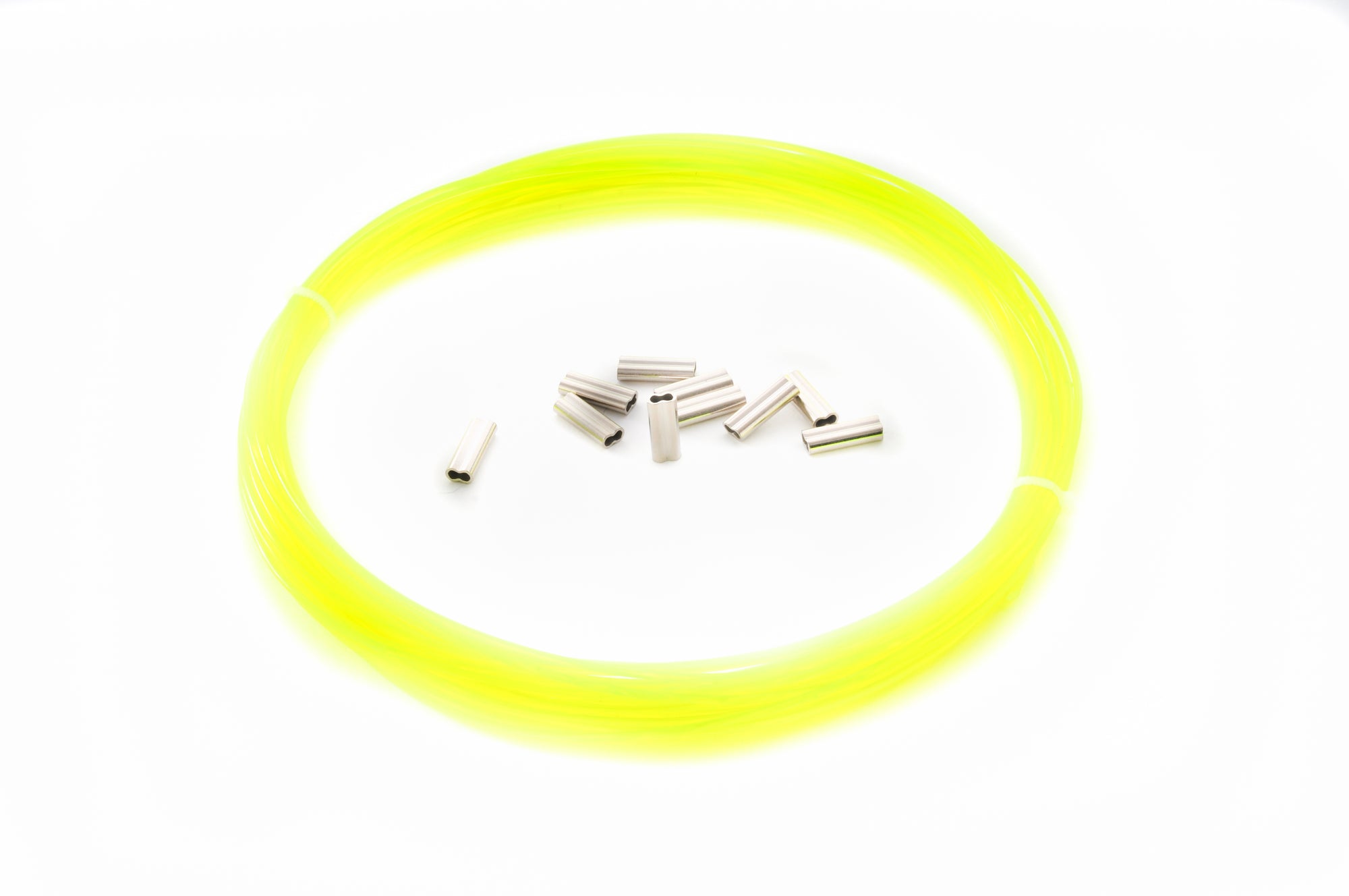 400 lb mono fishing line SpearPro 400lb (2.0mm) Monofilament Kit 100 Feet with 20 Copper Crimps / Green