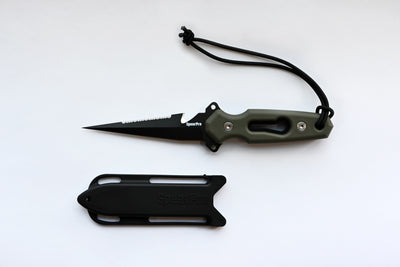 SpearPro Ranger Needle 4.5" Stainless Steel Dive Knife Teflon Coated