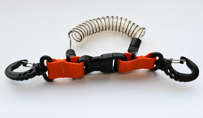 Coil Lanyard with Synthetic Carabiners