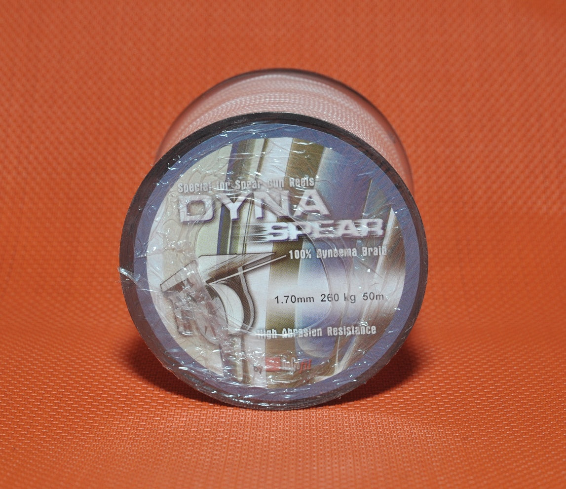 SpearPro Dyna Spear wishbone Line Spool -2.10mm White 8 meters