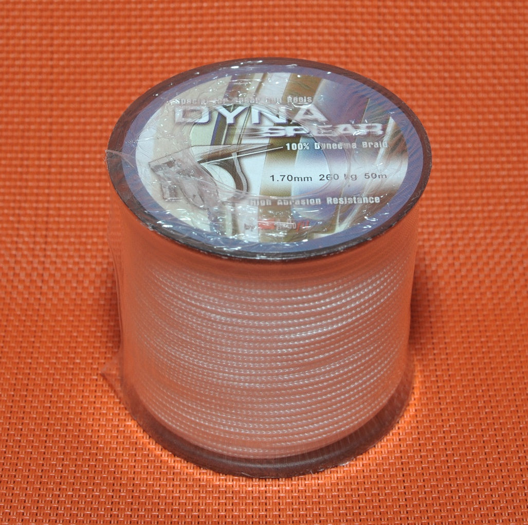 SpearPro Dyna Spear wishbone Line Spool -2.10mm White 8 meters